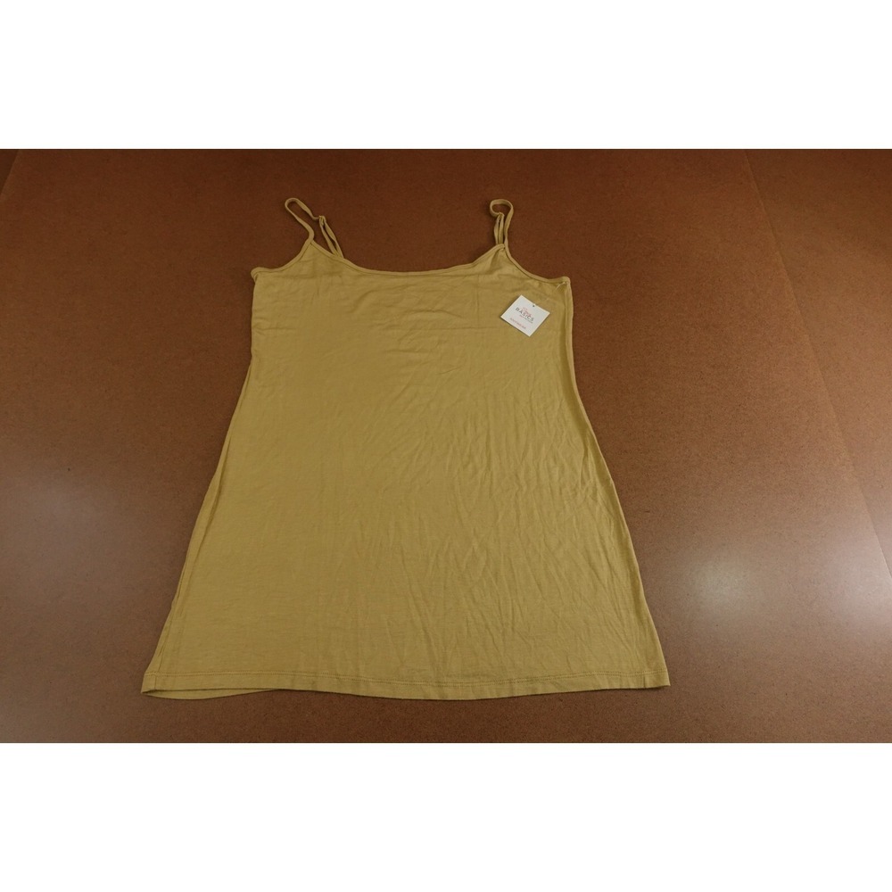 Sexy Basics Womens Size 2XL Beige Scoop Neck Cami Tank Top NWT